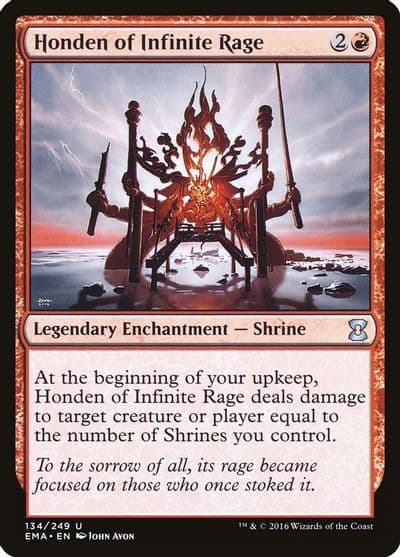 Honden of Infinite Rage Eternal Masters Magic card