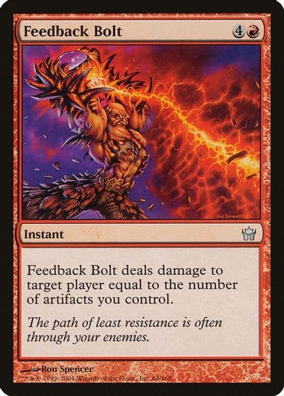 Feedback Bolt Fifth Dawn Magic card