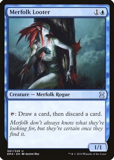 Merfolk Looter Eternal Masters Magic card