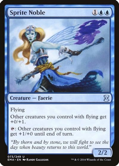 Sprite Noble Eternal Masters Magic card