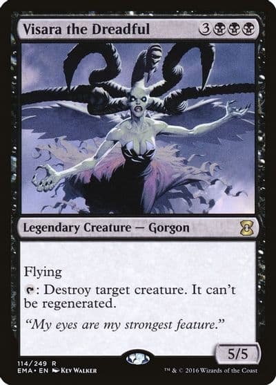 Visara the Dreadful Eternal Masters Magic card