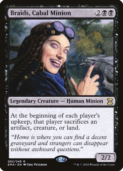 Braids Cabal Minion Eternal Masters Magic card