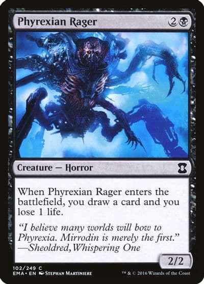 Phyrexian Rager Eternal Masters Magic card
