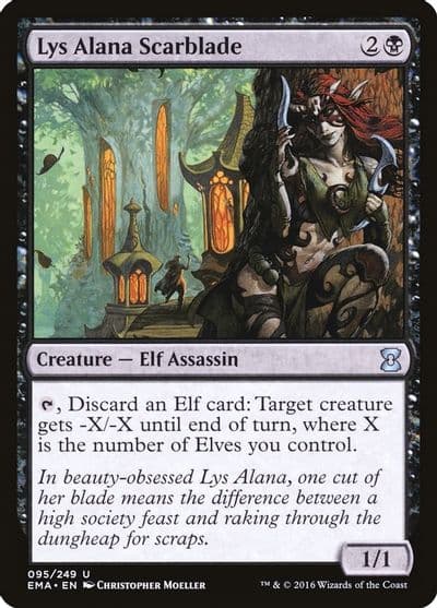 Lys Alana Scarblade Eternal Masters Magic card
