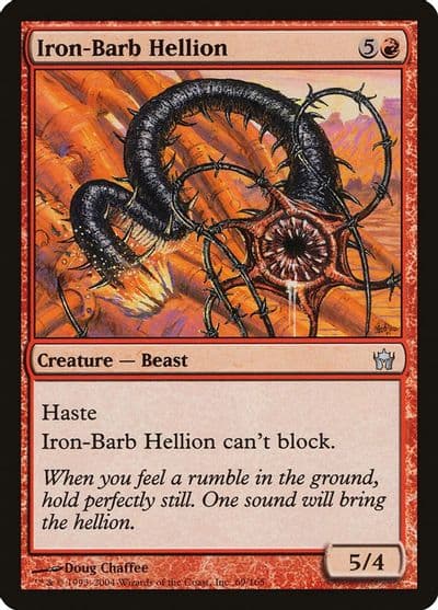 Iron Barb Hellion Fifth Dawn Magic card