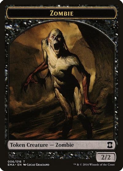 Zombie Token Eternal Masters Magic card