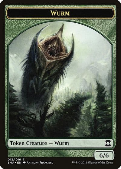Wurm Token Eternal Masters Magic card