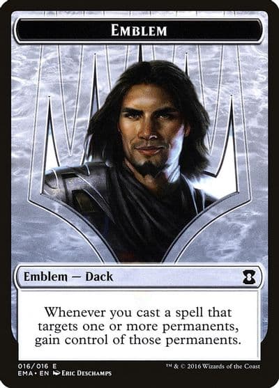 Emblem Dack Fayden Eternal Masters Magic card