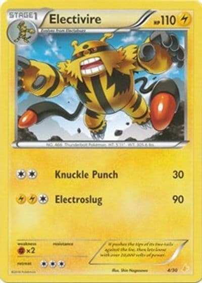 Electivire (25) XY Trainer Kit: Pikachu Libre & Suicune Pokemon card