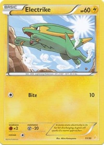 Electrike (28) XY Trainer Kit: Pikachu Libre & Suicune Pokemon card