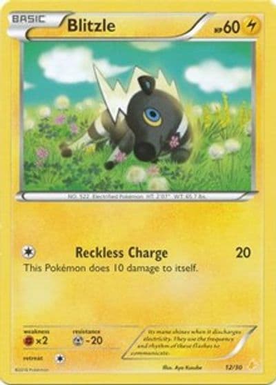 Blitzle (26) XY Trainer Kit: Pikachu Libre & Suicune Pokemon card