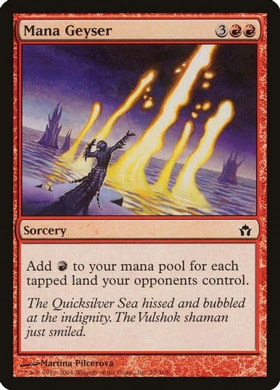 Mana Geyser Fifth Dawn Magic card