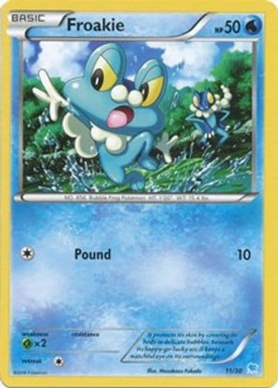 Froakie (23) XY Trainer Kit: Pikachu Libre & Suicune Pokemon card