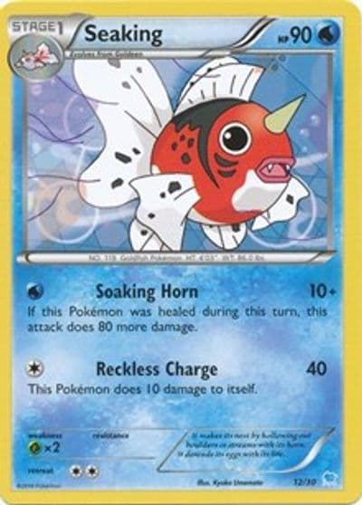 Seaking (25) XY Trainer Kit: Pikachu Libre & Suicune Pokemon card