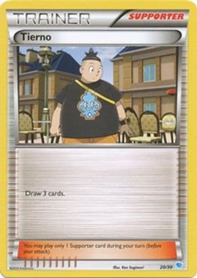 Tierno (29 - Suicune Deck) XY Trainer Kit: Pikachu Libre & Suicune Pokemon card