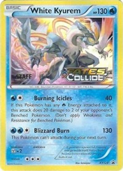 White Kyurem (Prerelease) XY Promos Pokemon card
