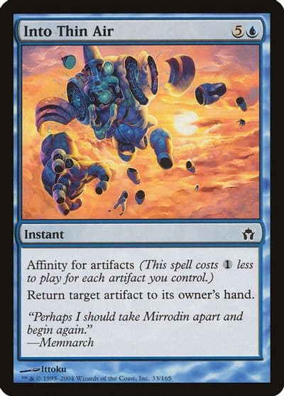 Into Thin Air Fifth Dawn Magic card