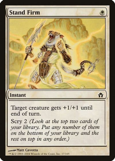 Stand Firm Fifth Dawn Magic card
