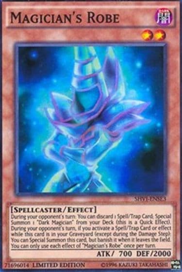 Magicians Robe Shining Victories Yu-Gi-Oh! card