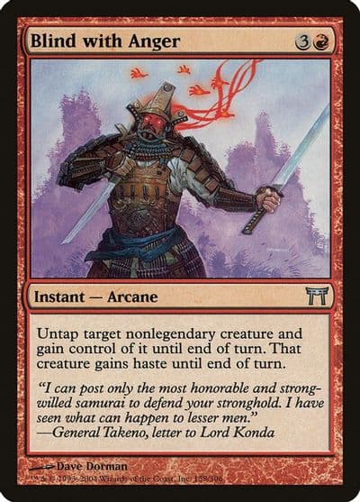 Blind with Anger Champions of Kamigawa Magic card