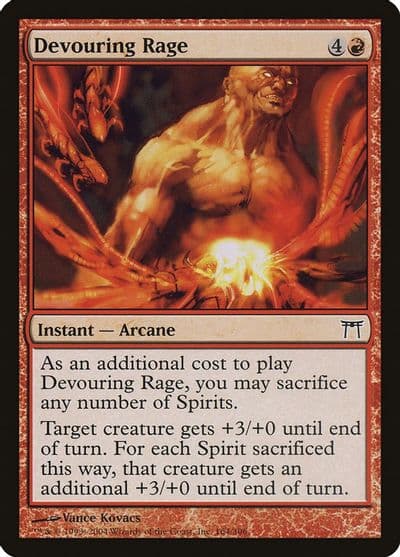 Devouring Rage Champions of Kamigawa Magic card
