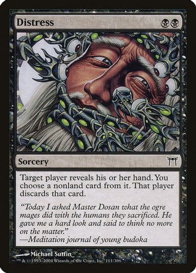 Distress Champions of Kamigawa Magic card