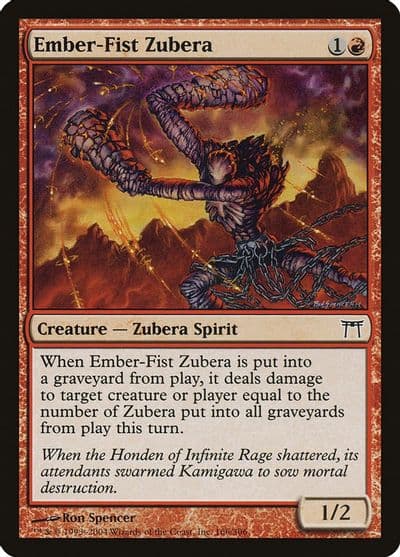 Ember Fist Zubera Champions of Kamigawa Magic card