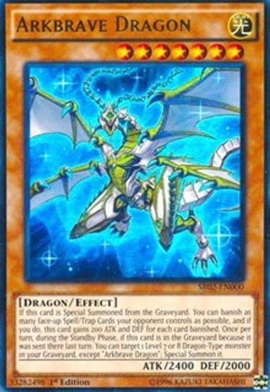 Arkbrave Dragon Structure Deck: Rise of the True Dragons Yu-Gi-Oh! card