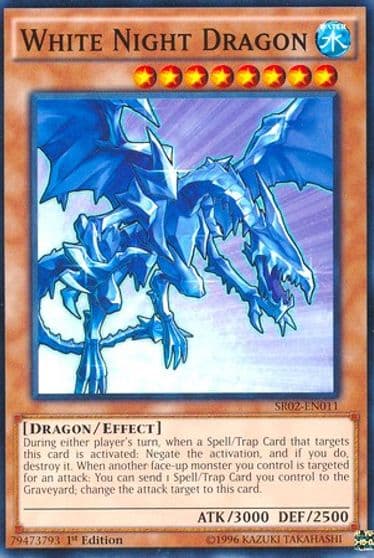 White Night Dragon Structure Deck: Rise of the True Dragons Yu-Gi-Oh! card