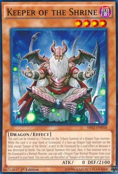 Keeper of the Shrine Structure Deck: Rise of the True Dragons Yu-Gi-Oh! card