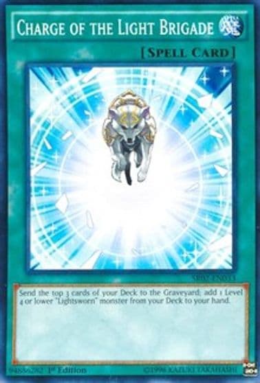 Charge of the Light Brigade Structure Deck: Rise of the True Dragons Yu-Gi-Oh! card