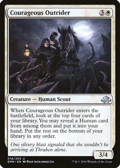 Courageous Outrider Eldritch Moon Magic card