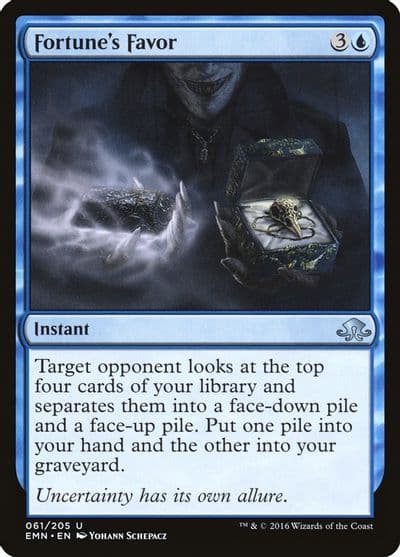 Fortunes Favor Eldritch Moon Magic card