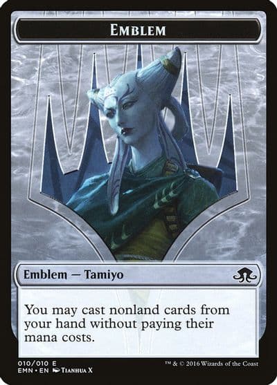 Emblem Tamiyo Field Researcher Eldritch Moon Magic card