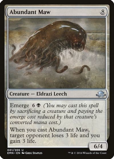 Abundant Maw Eldritch Moon Magic card