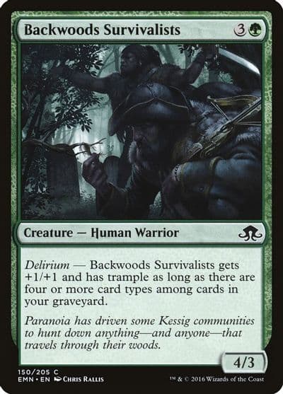 Backwoods Survivalists Eldritch Moon Magic card