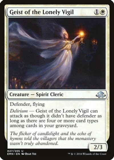 Geist of the Lonely Vigil Eldritch Moon Magic card