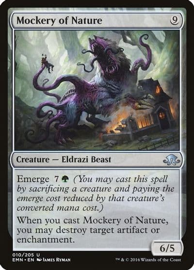 Mockery of Nature Eldritch Moon Magic card