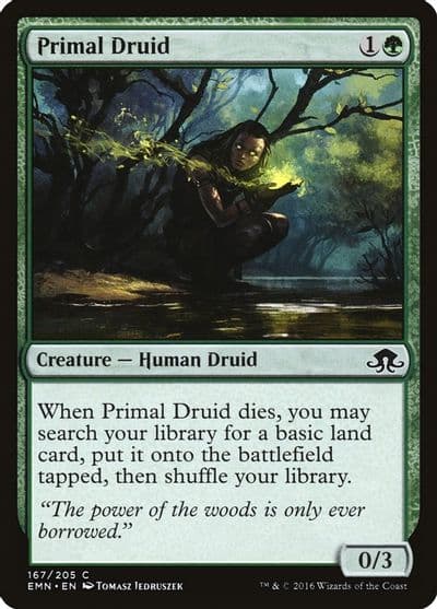 Primal Druid Eldritch Moon Magic card