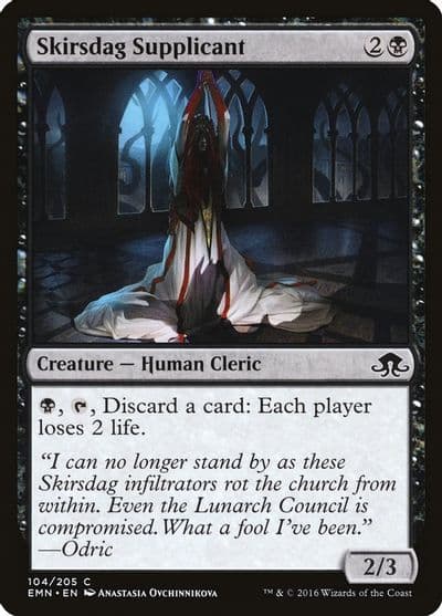 Skirsdag Supplicant Eldritch Moon Magic card