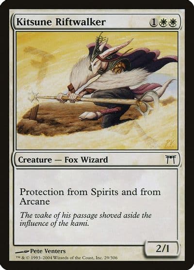 Kitsune Riftwalker Champions of Kamigawa Magic card