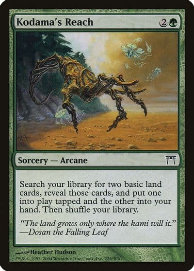 Kodamas Reach Champions of Kamigawa Magic card