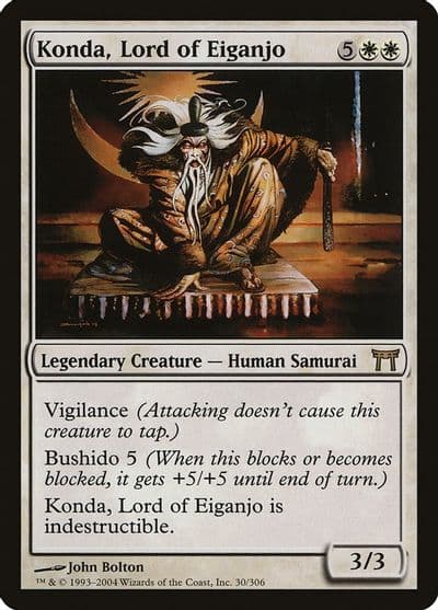 Konda Lord of Eiganjo Champions of Kamigawa Magic card