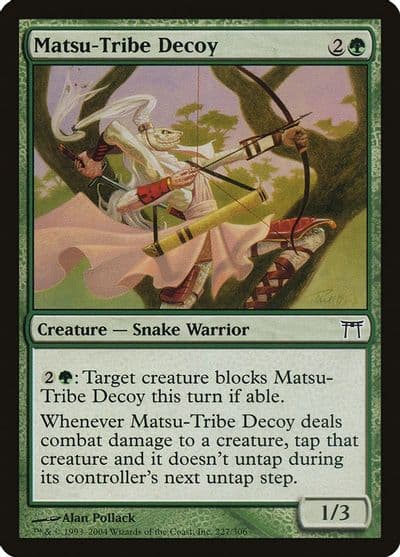 Matsu Tribe Decoy Champions of Kamigawa Magic card