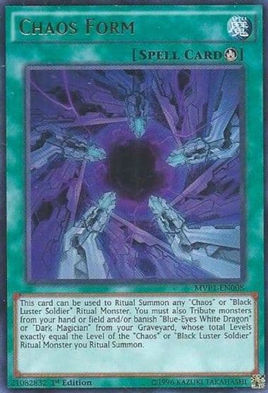Chaos Form The Dark Side of Dimensions Movie Pack Yu-Gi-Oh! card