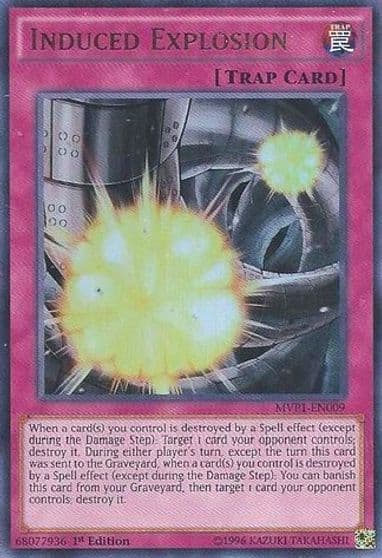 Induced Explosion The Dark Side of Dimensions Movie Pack Yu-Gi-Oh! card