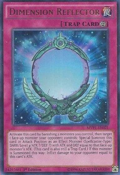 Dimension Reflector The Dark Side of Dimensions Movie Pack Yu-Gi-Oh! card