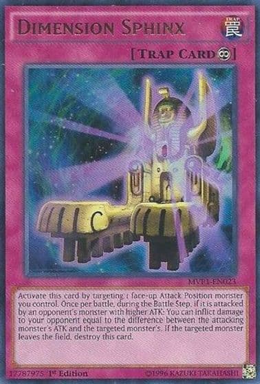 Dimension Sphinx The Dark Side of Dimensions Movie Pack Yu-Gi-Oh! card