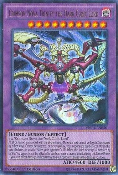Crimson Nova Trinity the Dark Cubic Lord The Dark Side of Dimensions Movie Pack Yu-Gi-Oh! card