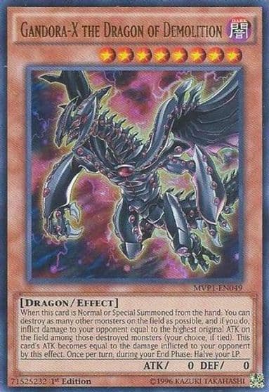 Gandora X the Dragon of Demolition The Dark Side of Dimensions Movie Pack Yu-Gi-Oh! card